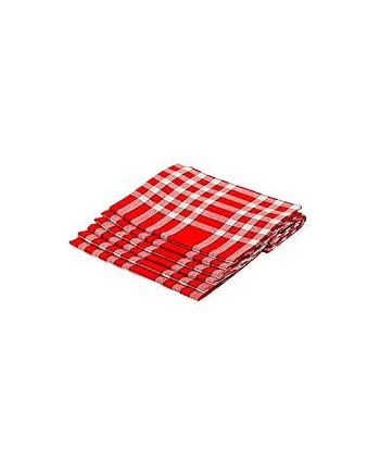 copy of Douzaine de serviettes de table carreaux normands 45 x 45 cm