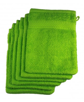 copy of 6 gants de toilette 16x21cm Chocolat