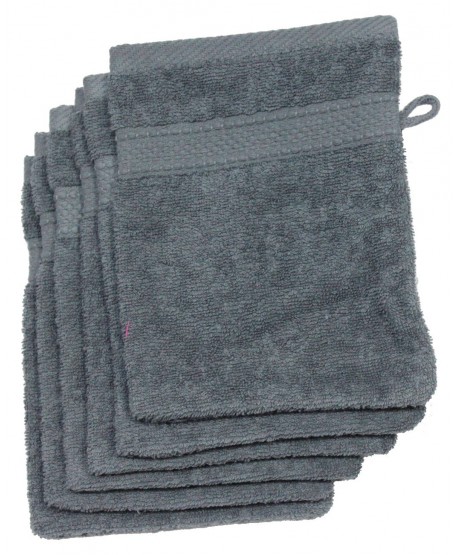 6 gants 16 x 21 cm 500 gr/m² gris pétrole