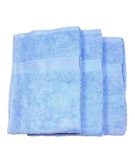 3 serviettes 50x100cm BLEU
