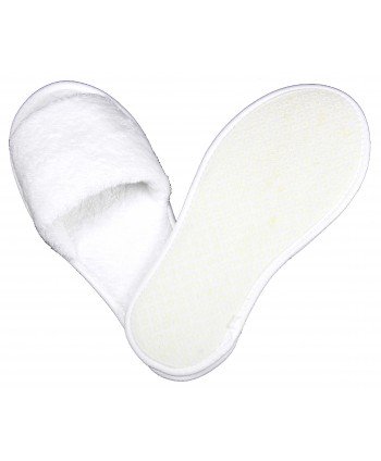 Paire de mules ouvertes blanches