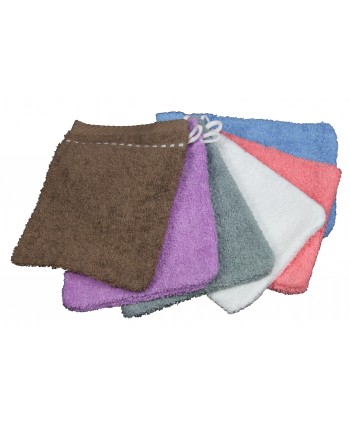 Pack 12 gants de toilette