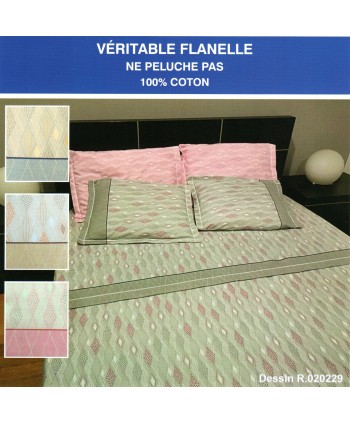 Parure de lit flanelle 5 pièces