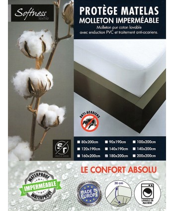 Rénove matelas lessivable 90 x 190 x 15 cm