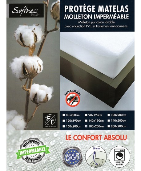 Drap Housse 160 X 200 Fleur Rouge Protege Matelas, Élastique 360